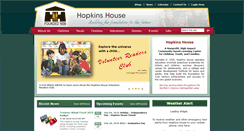Desktop Screenshot of hopkinshouse.org