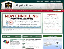 Tablet Screenshot of hopkinshouse.org